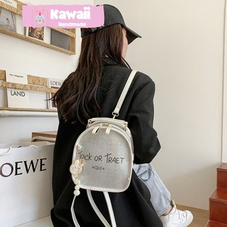 Balo nữ mini thời trang da mềm dây đeo tháo rời đeo 2 kiểu TẶNG MÓC TREO TÚI Kawaii_Handmade