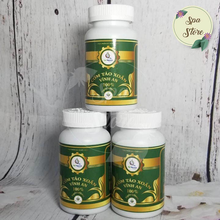 Cốm Tảo Xoắn Spirulina Vĩnh An Dành Cho Spa Cấy Bút Phi Kim Kết Hợp Vitamin C Làm Đẹp Trẻ Hoá Mịn Da Hộp 100G Việt Nam