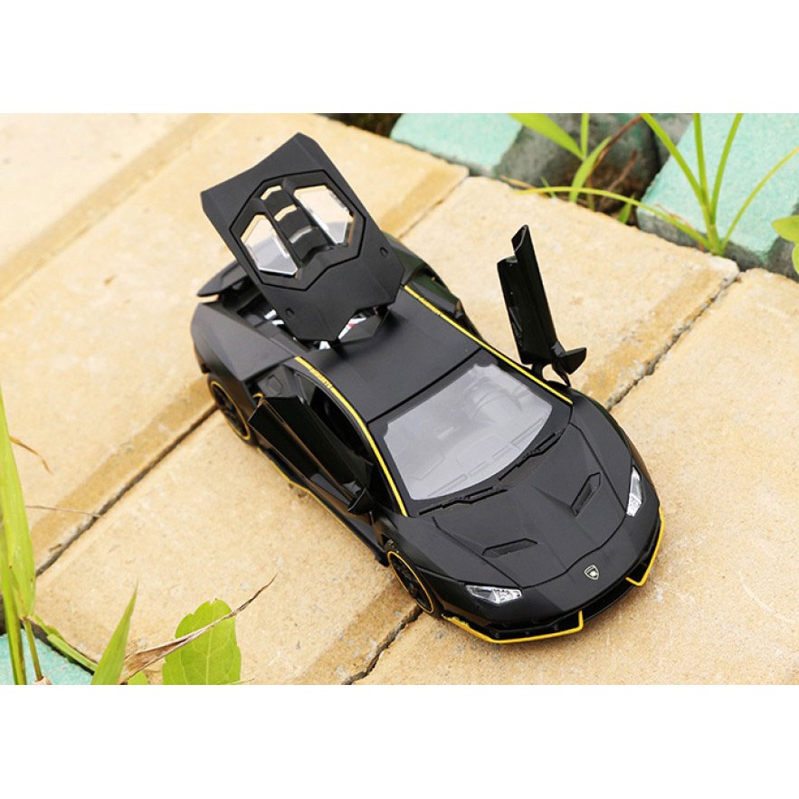 MÔ HÌNH XE Ô TÔ siêu xe LAMBOR CENTENARIO LP770-4 Đen Nhám | MINIAUTO tỷ lệ 1:32