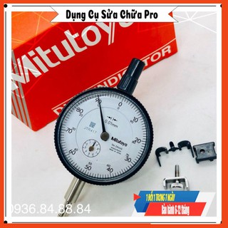 Đồng hồ so Mitutoyo 2046S (0-10mm/0.01), dụng cụ đo cơ khí đo lường chính xác cao