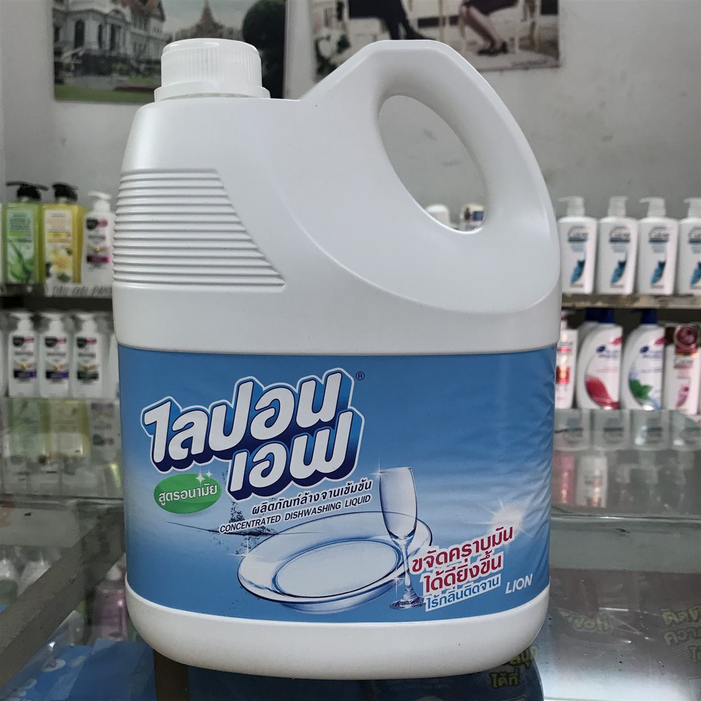 [100% HÀNG CHÍNH HÃNG]NƯỚC RỬA CHÉN LIPON THÁI LAN 3600ML