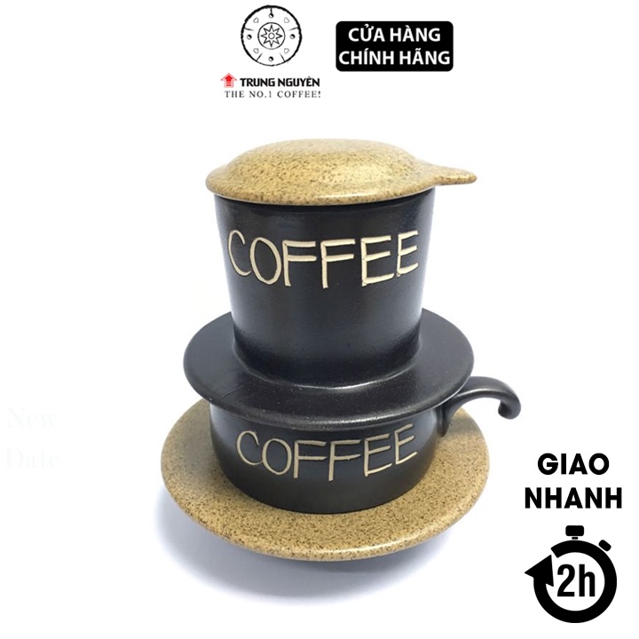 Phin pha cafe bằng gốm sứ 140ml nhiều màu sắc Trung Nguyên
