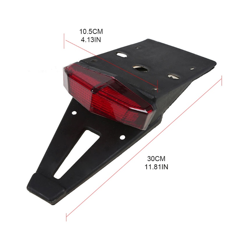 FENDER Đèn LED Báo Tín Hiệu Phanh Dừng Gắn Đuôi Xe Mô Tô