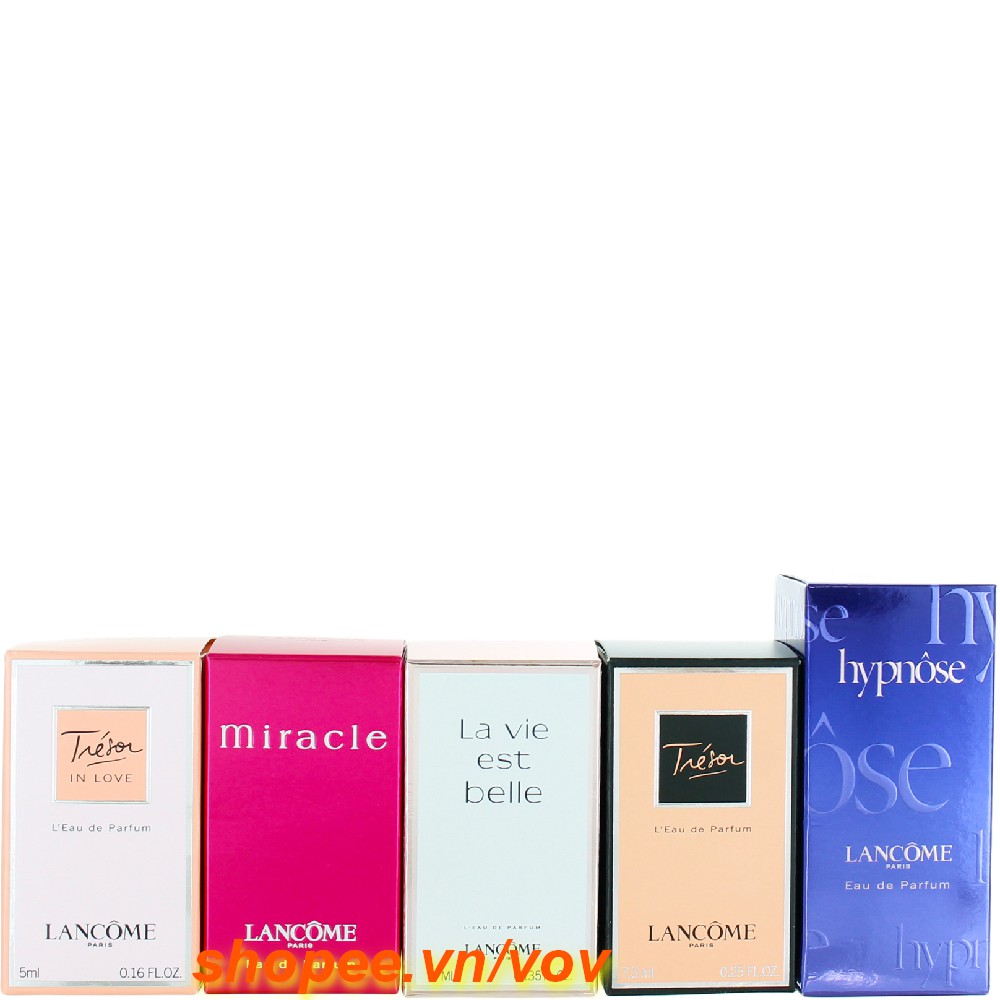 Bộ 05 Chai Nước Hoa Nữ Lancome Mini chính hãng