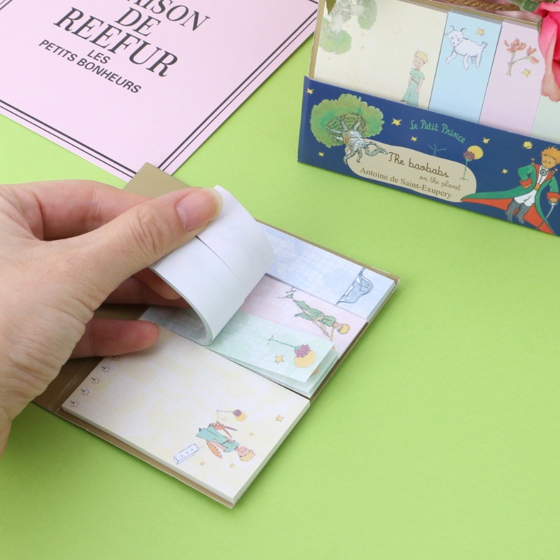 Tập Giấy Ghi Chú Tự Dính Họa Tiết Dễ Thương