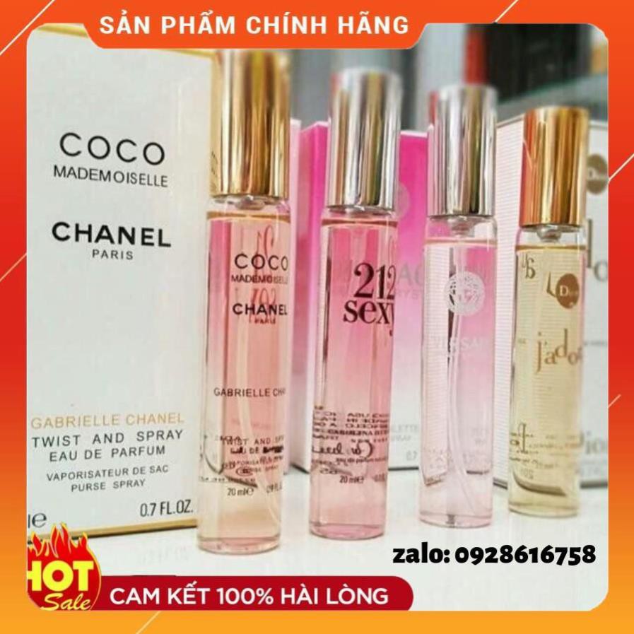 [HÀNG HÓT] [Rẻ Vô Địch] Nước Hoa mini Nam Nữ Cao Cấp 20ml Hương Thơm Quyến Rũ  Cực Thơm | BigBuy360 - bigbuy360.vn