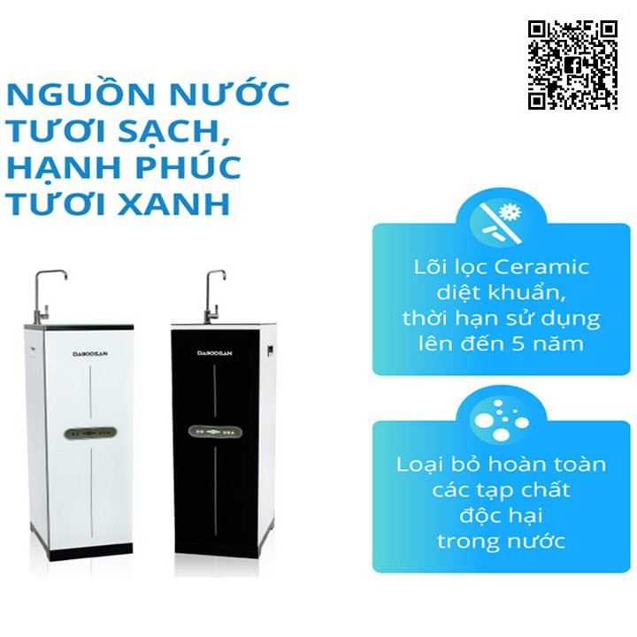 Máy lọc nước tinh khiết RO cao cấp Daikiosan DSW-32009G mới