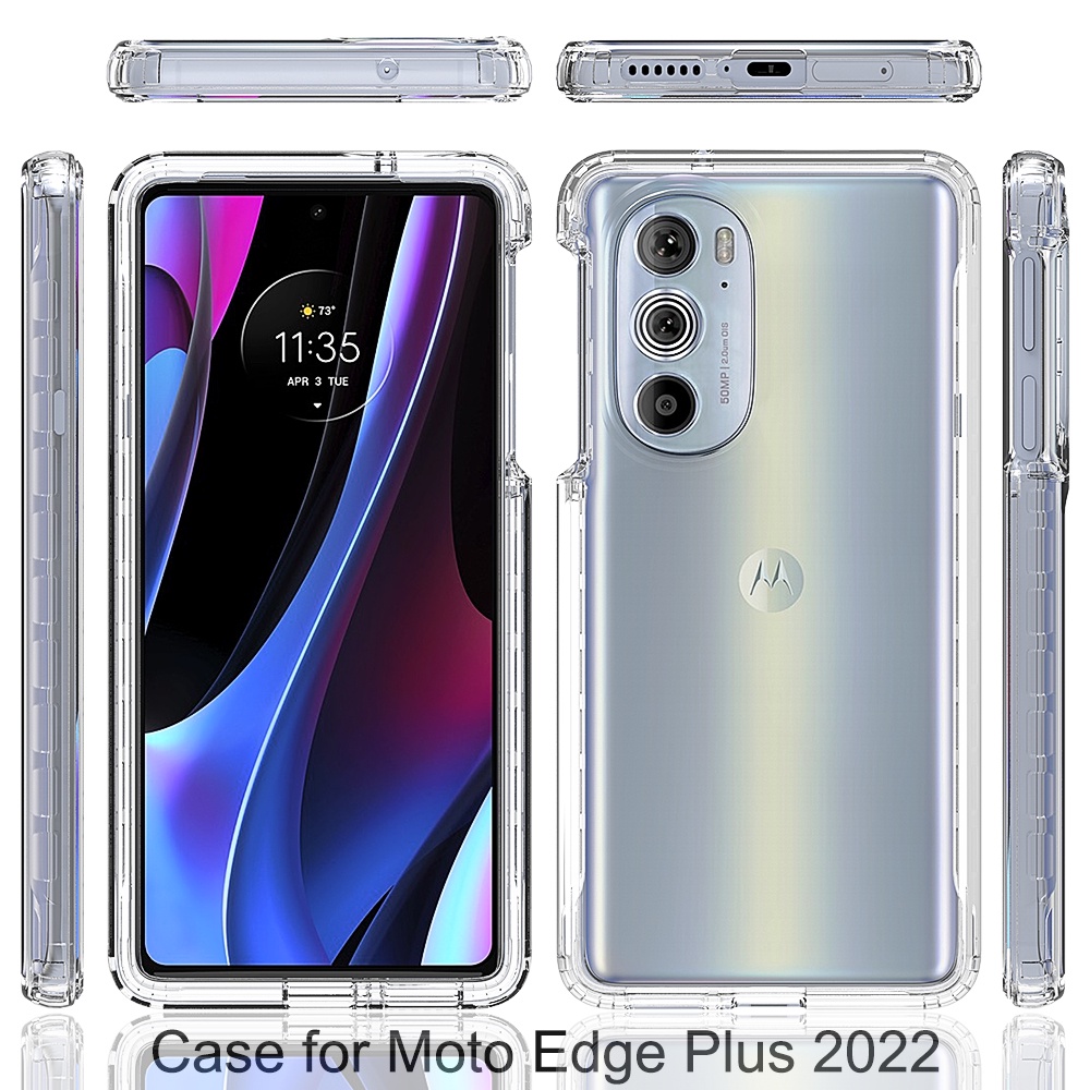 Ốp Điện Thoại TPU Mềm Trong Suốt Bảo Vệ 360 Độ Cho Motorola Moto Edge 30 Pro X30 Plus 2022