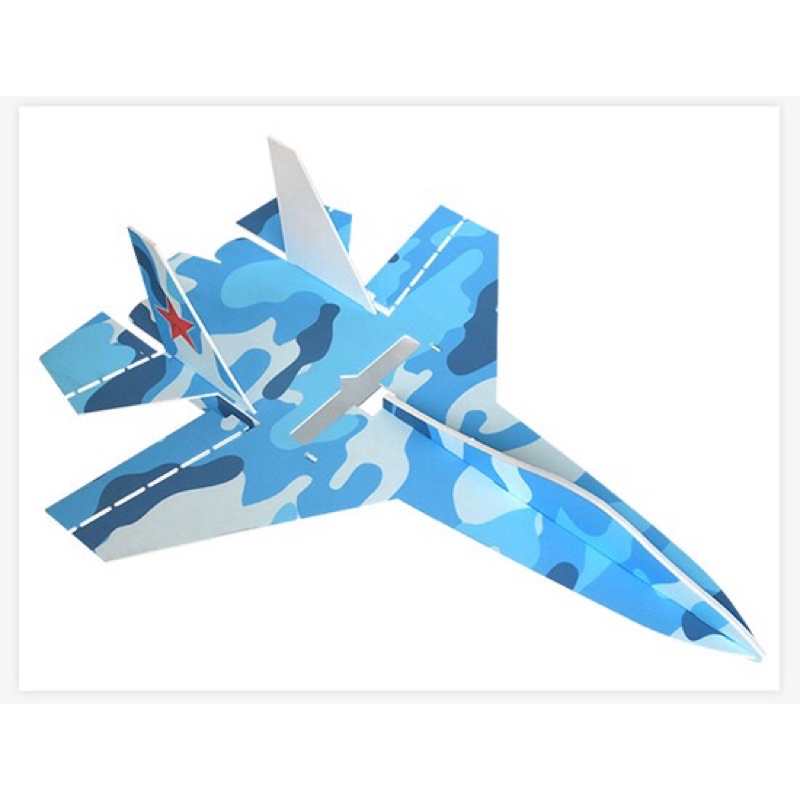 Kit máy bay cánh bằng FLat Su27 xốp MPP bao đập