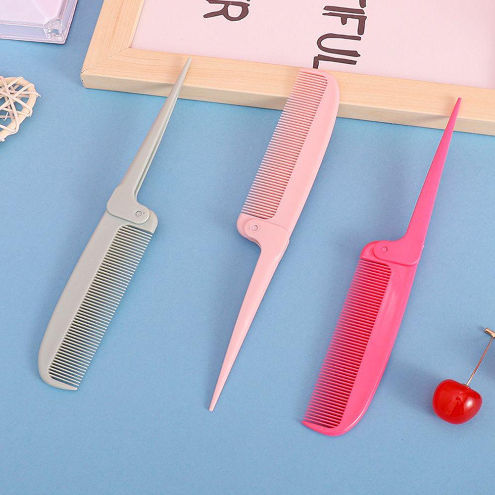Lược Chải Tóc Mát Xa Da Đầu Bằng Nhựa Gấp Gọn Đa Năng Tiện Lợi Dành Cho Salon