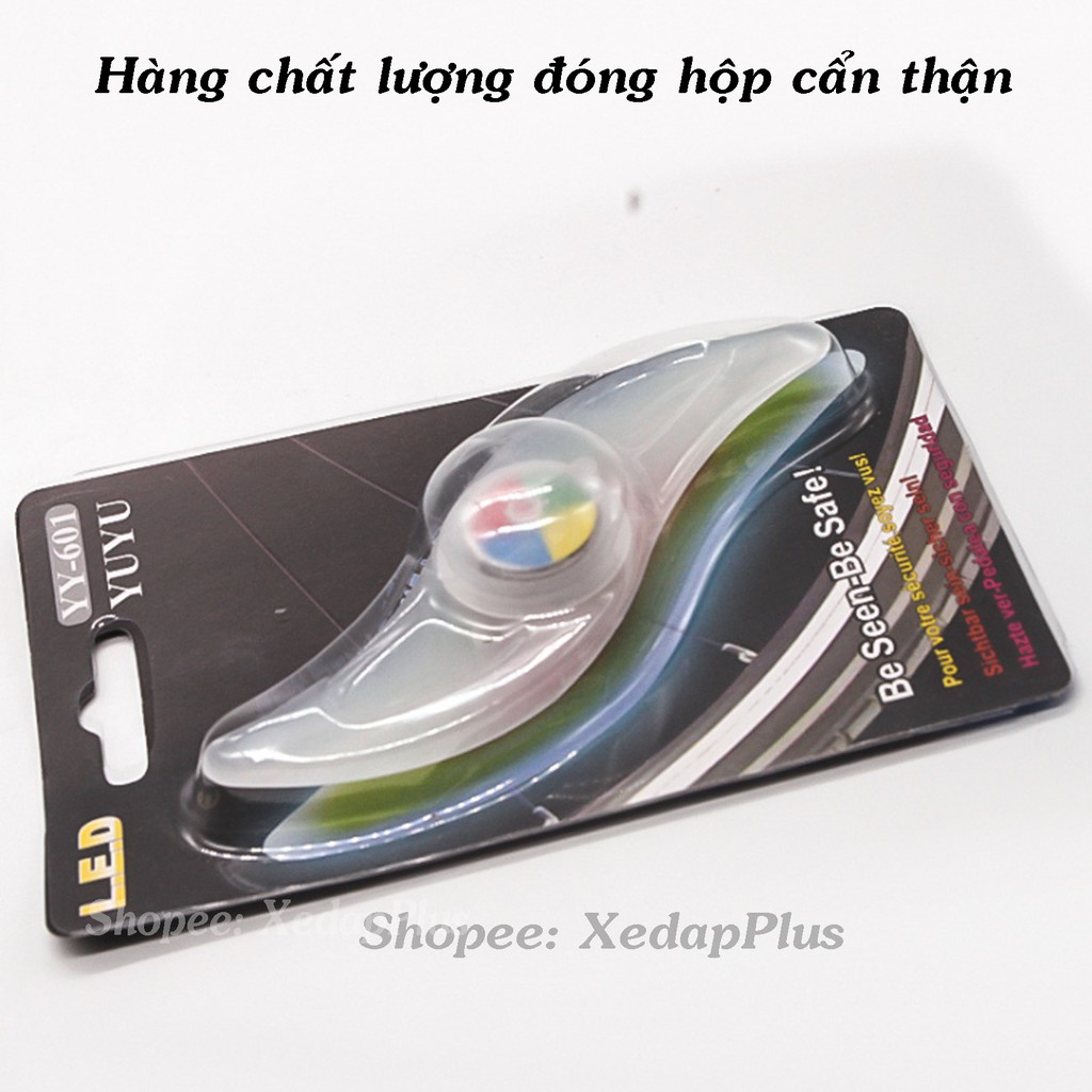 Đèn Led Xe Đạp Hình Cánh Quạt 3 Chế Độ Sáng Gắn Bánh Xe Đạp - Chống Nước, Cao cấp full hộp đựng - D09