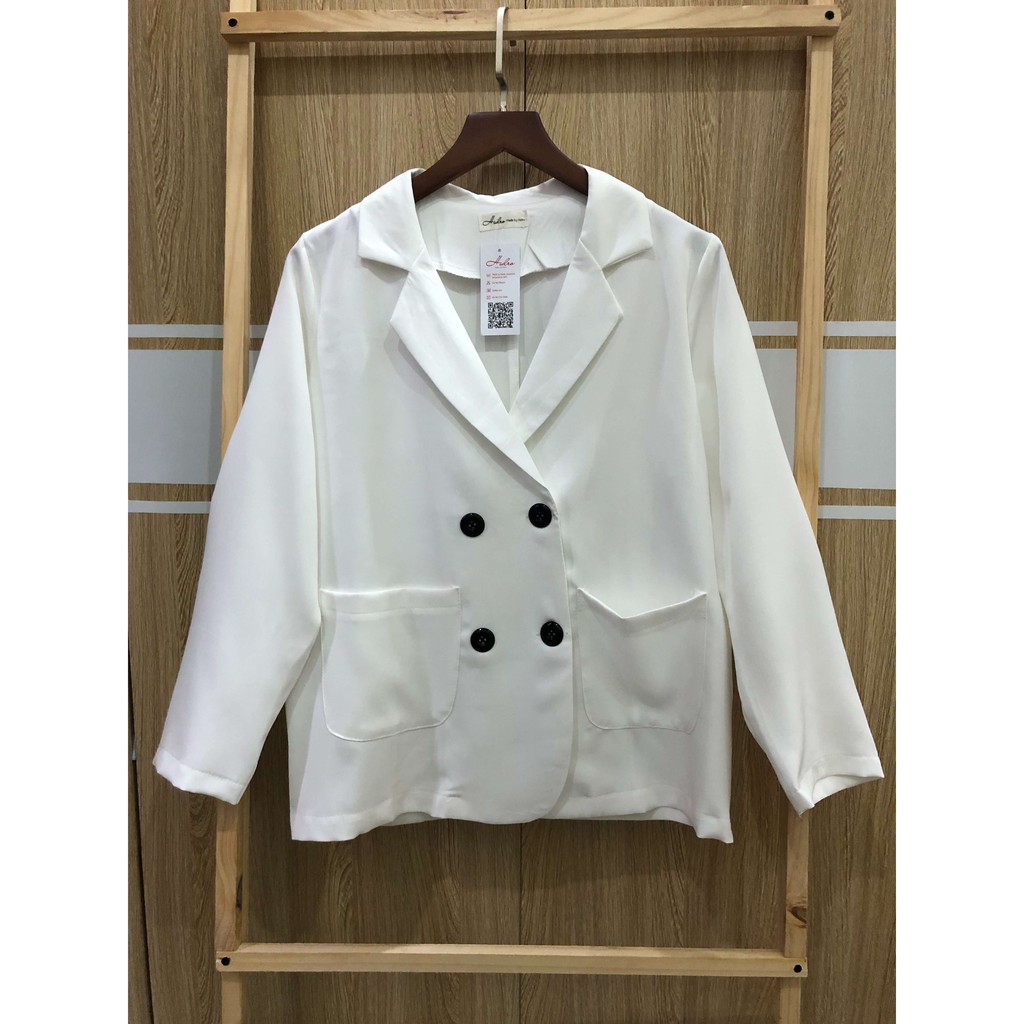 ÁO BLAZER TRƠN TAY DÀI 1 LỚP FREESIZE (KÈM ẢNH CHỤP THẬT) | BigBuy360 - bigbuy360.vn