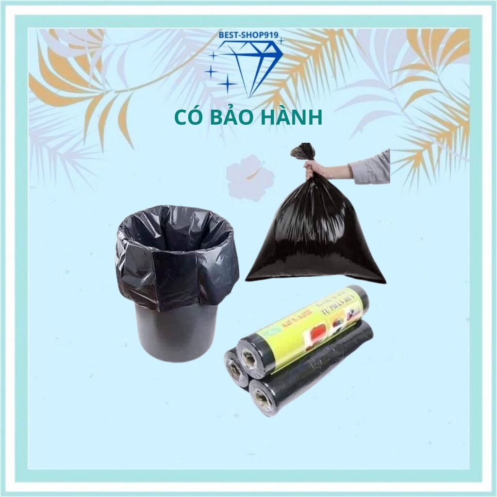 Túi Đựng Rác Tự Phân Hủy Cỡ Lớn 65 x 35cm Bảo Vệ Môi Trường Dùng cho Gia Đình Văn Phòng Nhà Hàng Khách Sạn