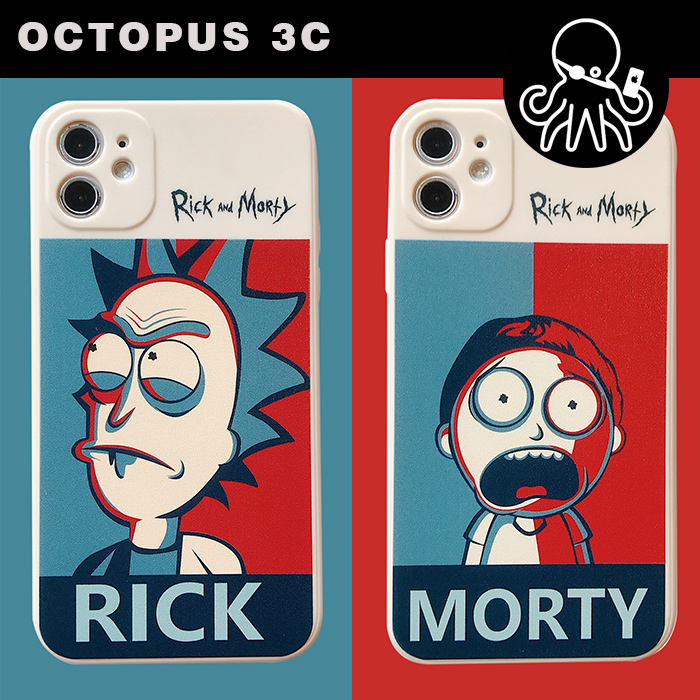 ốp điện thoại Silicone Mềm In Hình Hoạt Hình Rick And Morty Cho Iphone 11 12 Pro Max 12 Mini 6 6s 7 8 Plus Se 2020 X Xs Max Xr