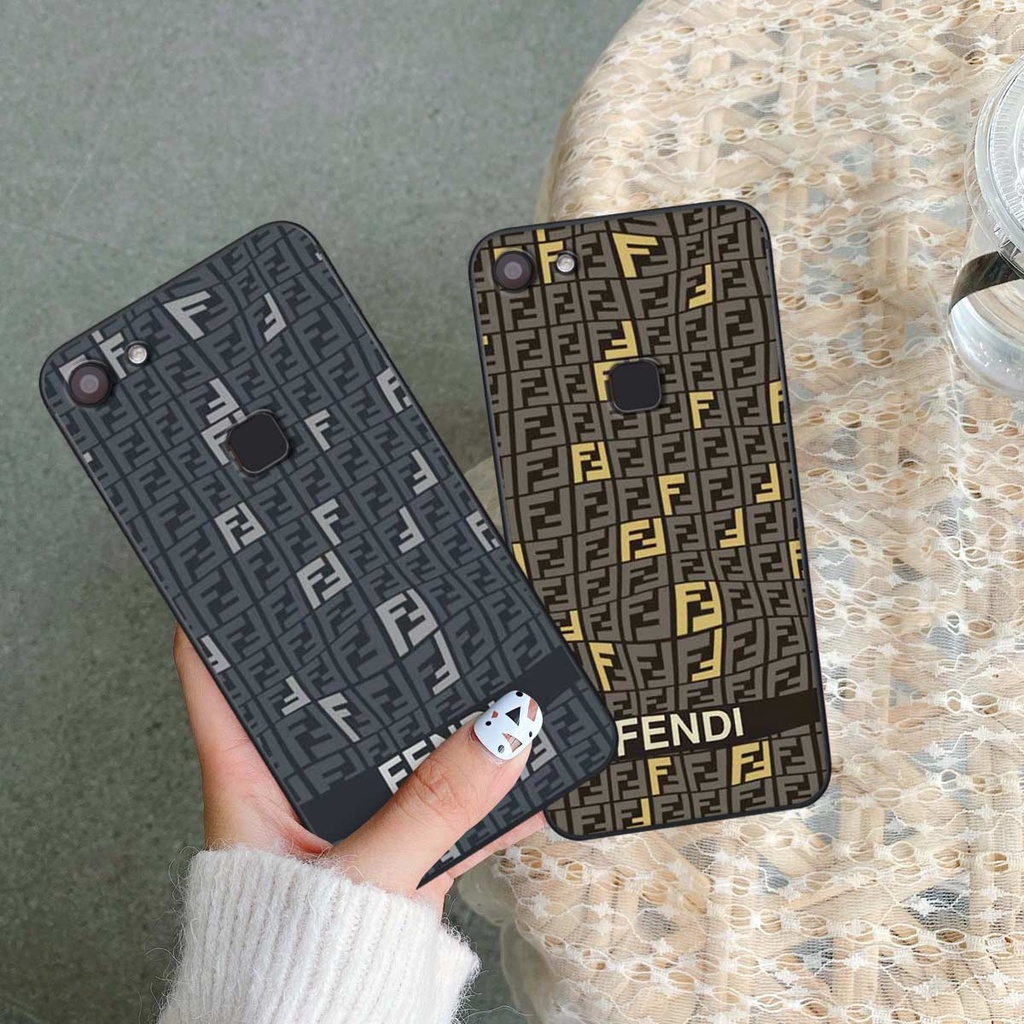 Ốp lưng điện thoại Vivo V7 / V7 Plus / V7+ fendy, búp bơ rì, kaws thời trang, vỏ ốp thời trang rẻ đẹp
