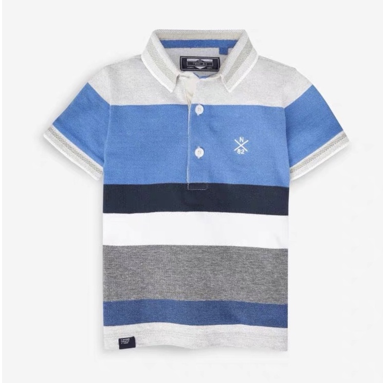 Áo cộc tay bé trai - Áo polo NEXT chất cotton cho bé trai size 2-7 tuổi