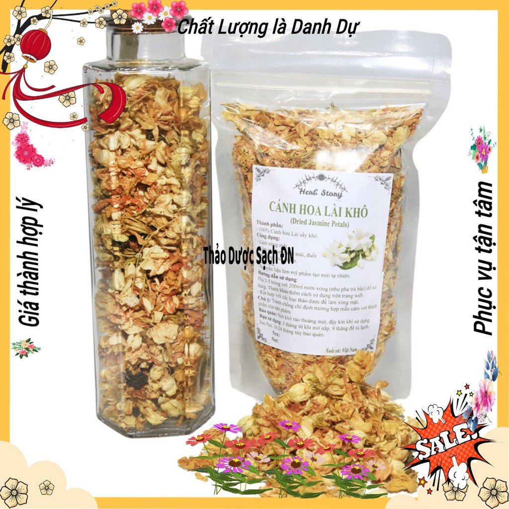 Hoa Nhài Loại 1 sấy khô, thơm phức 100 gram.