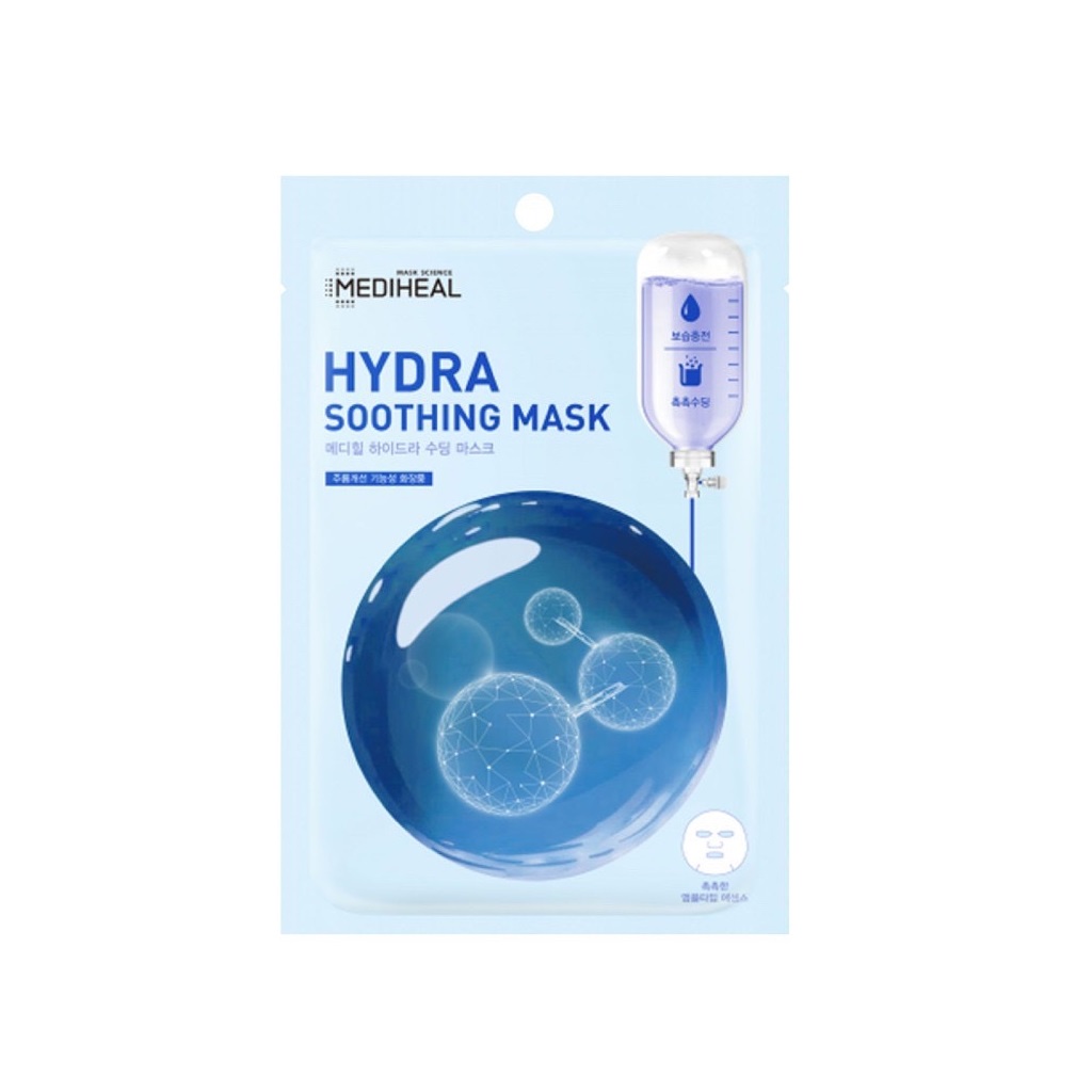 Combo 5 Mặt Nạ Cấp Ẩm, Làm Mịn Da Mediheal Hydra Soothing Mask 20ml x 5