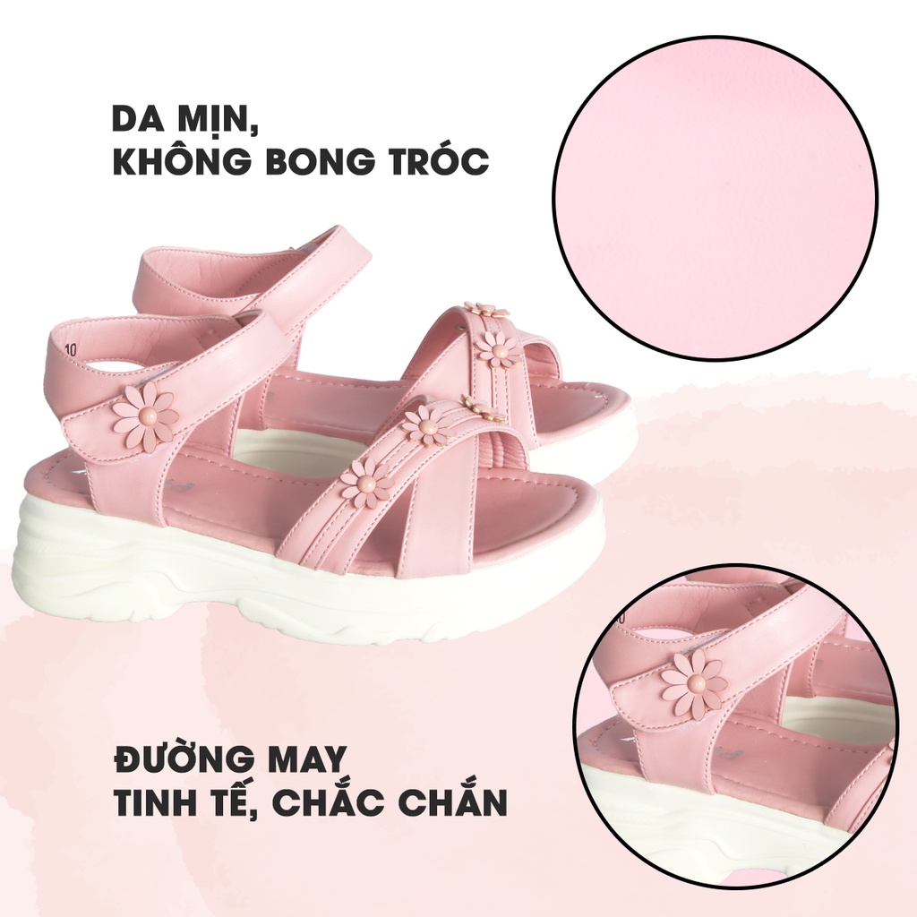 Giày Sandal MITI G01222_PK02 Dành Cho Bé Gái Mẫu Bông Hoa