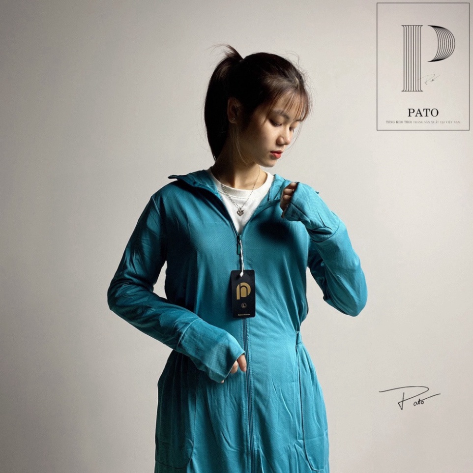 Áo chống nắng toàn thân nữ thông hơi siêu thoáng chất vải thun kim cương nhiều màu( ảnh thật nhà PATO)