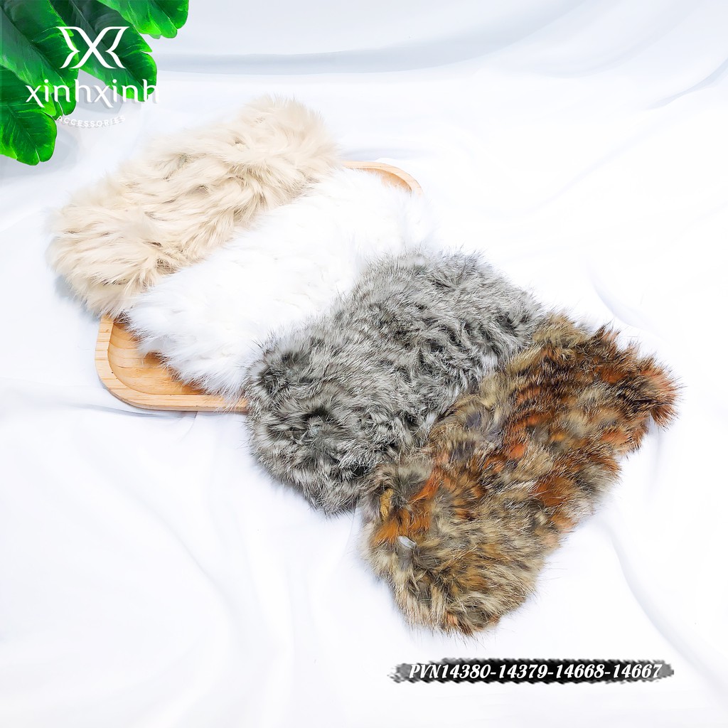 Băng đô lông thỏ cao cấp - Xinh Xinh Accessories