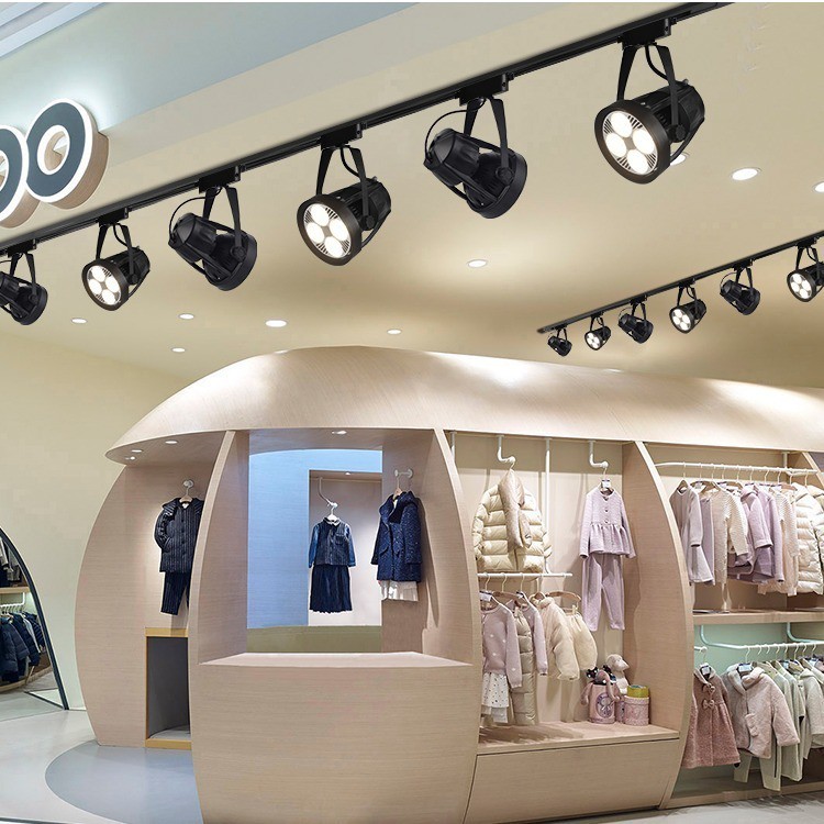 đèn led chiếu điểm par3 sáng cửa hàng quần áo showroom siêu ấm theo dõi đơn 35WYY