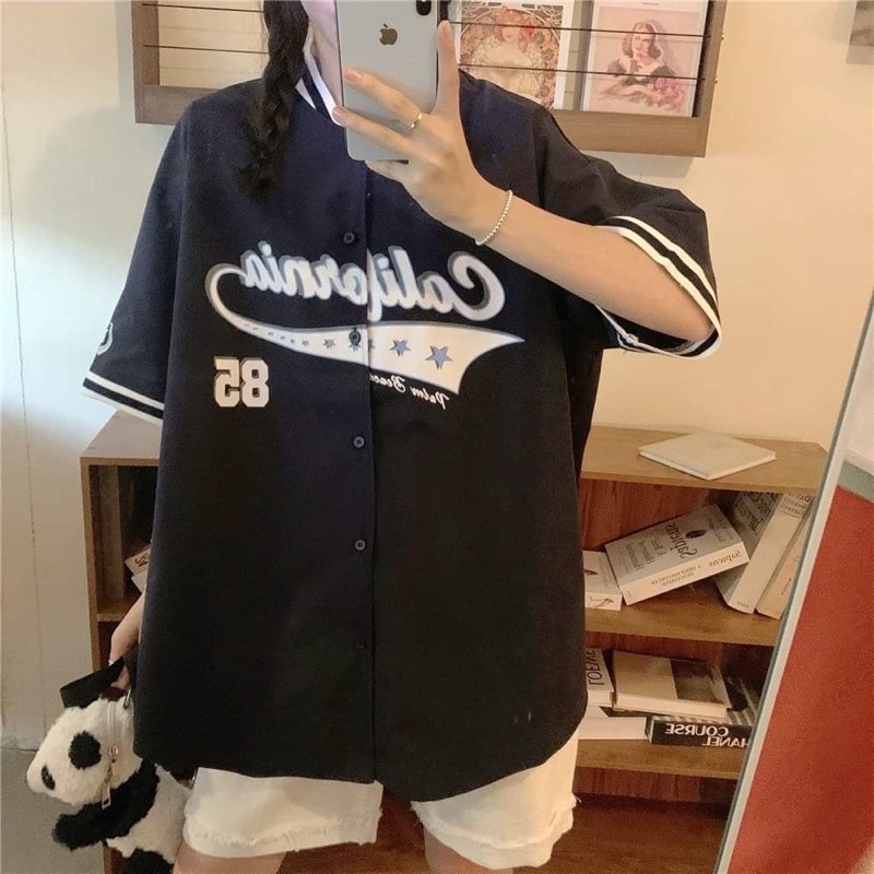 Áo bomber tay lỡ cali 85 KA12