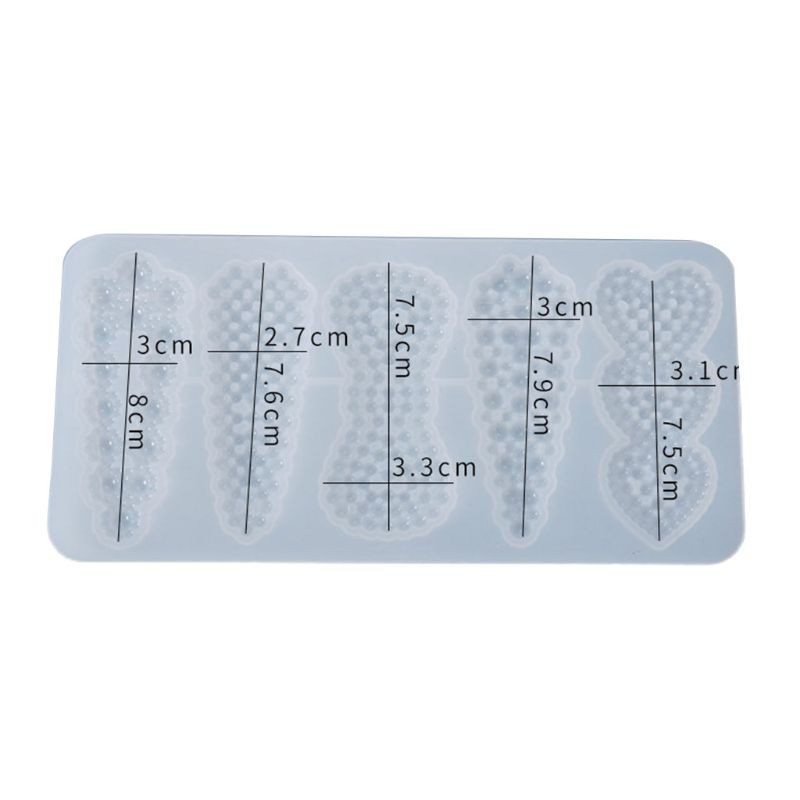 Khuôn Silicone Làm Kẹp Tóc / Đồ Trang Sức Thủ Công Diy