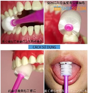 Bàn chải đánh răng 360 độ cho bé