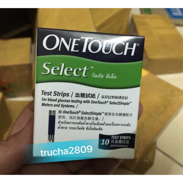 Que thử đường huyết OneTouch Select