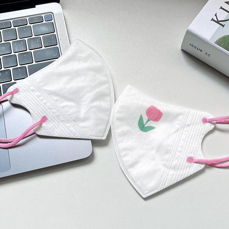 Khẩu Trang 3D Hình Hoa tulip Chống Nắng Ba Lớp Chất Lượng Cao Cho Người Lớn