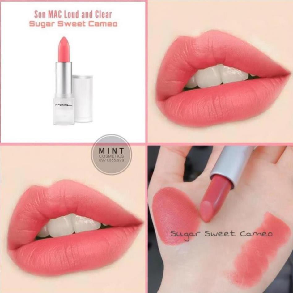 [FREESHIP-CHUẨN AUTH] Son MAC Loud And Clear_Son Mac Sugar Dada_Sugar Cameo_Phiên Bản Mùa Xuân 2020 | BigBuy360 - bigbuy360.vn