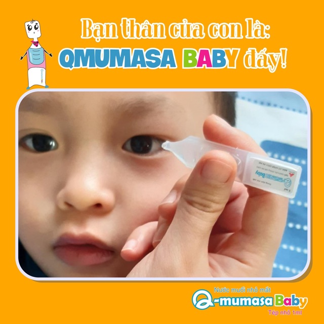 Q-Mumasa nước muối sinh lý vô khuẩn an toàn cho bé