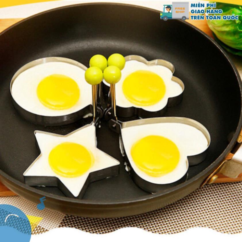 4 khuôn rán chiên trứng tạo hình ngộ nghĩnh ( tuyển khách sỉ)