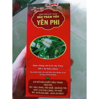 Dầu tràm Yến Phi 100ml