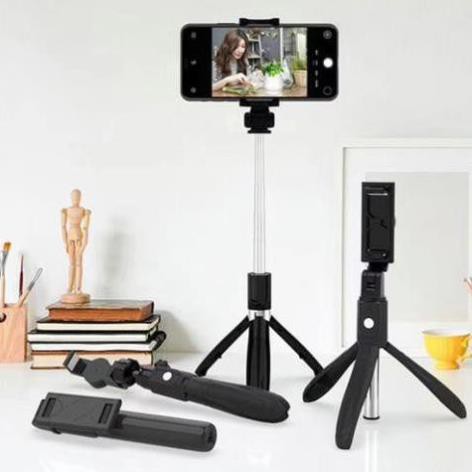 GẬY CHỤP ẢNH TỰ SƯỚNG BLUETOOTH 3 CHÂN ĐA NĂNG TRIPOD K07 CHỤP HÌNH SELFIE QUAY TIK TOK LIVESTREAM | BigBuy360 - bigbuy360.vn