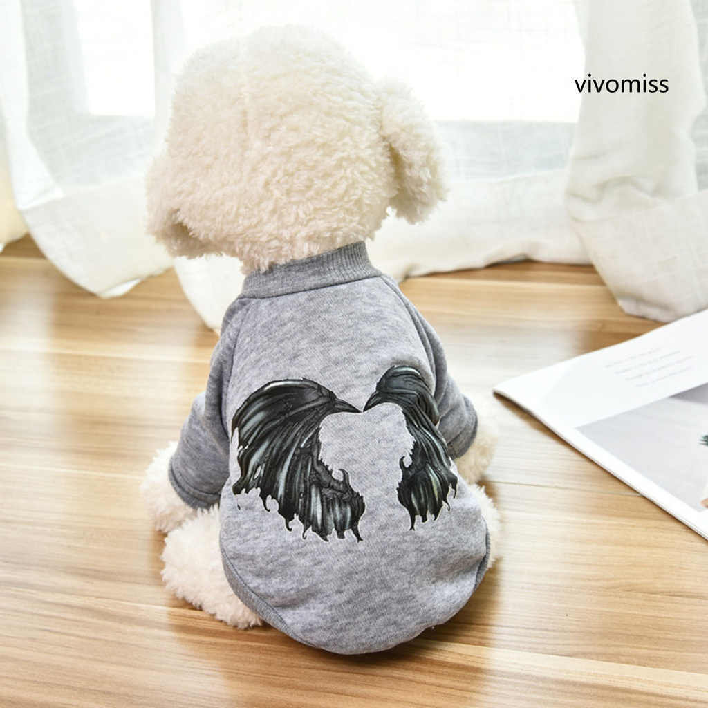 Áo Len Giữ Ấm Cho Thú Cưng Họa Tiết Hoạt Hình