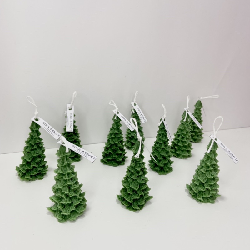 Nến thơm handmade cây thông giáng sinh