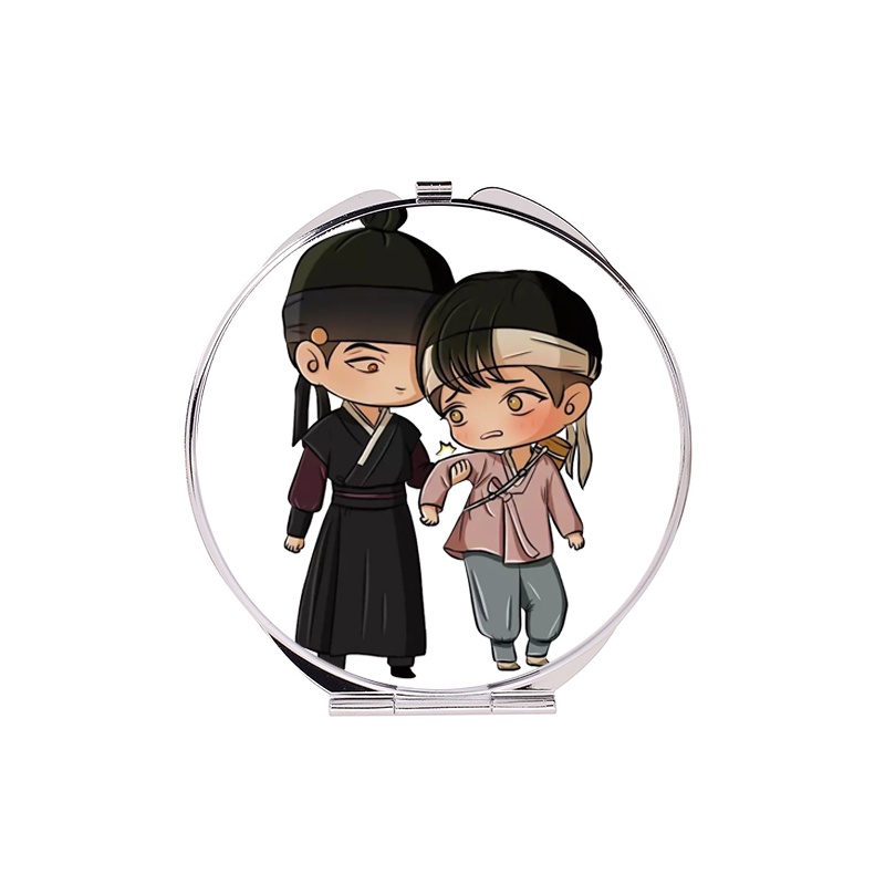 ( tròn ) Gương Dạ ký anime boylove bỏ túi cầm tay 2 mặt dễ thương tiện lợi quà tặng độc đáo