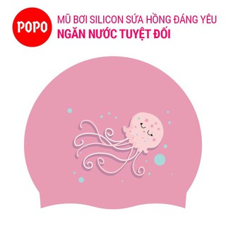 Nón bơi trẻ em mũ bơi cho bé hình ngộ nghĩnh CA43 chất liệu silicon an toàn, cảm giác mềm mại khi đội cho bé SHARK