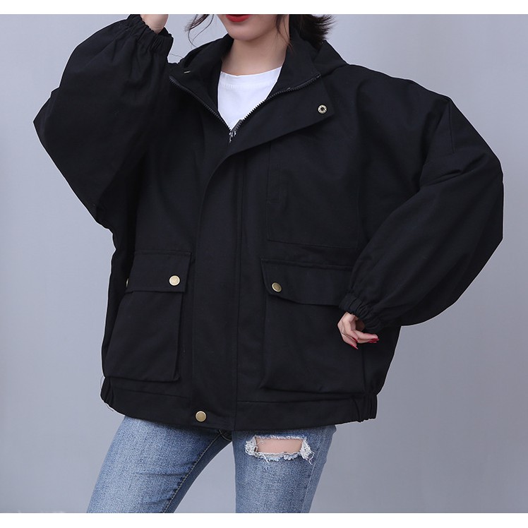 ÁO KHOÁC KAKI HỘP ĐEN - BOX JACKET UNISEX