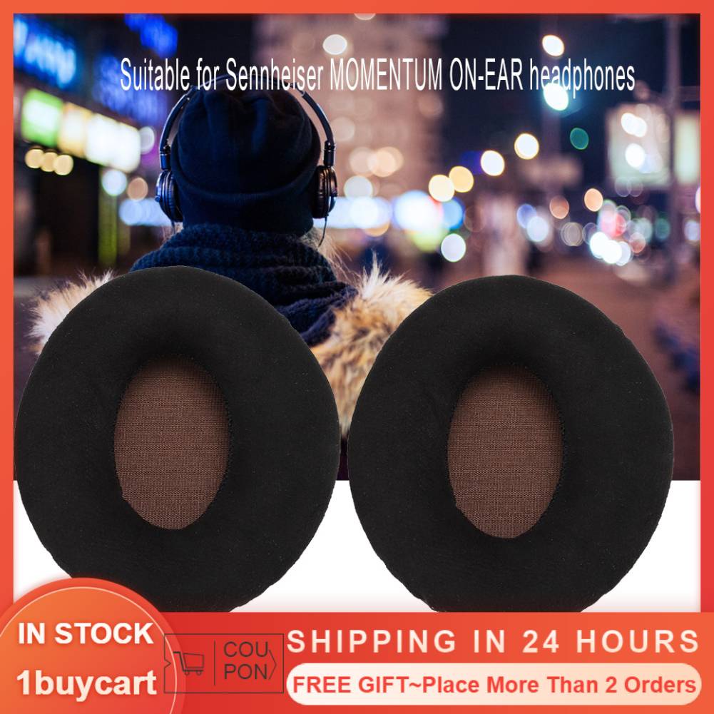 1 Đệm Cotton Thay Thế Cho Tai Nghe Sennheiser Momentum On-Ear Màu Đen
