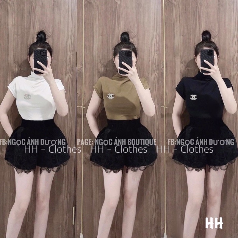 Áo cổ 3p Tay Hến