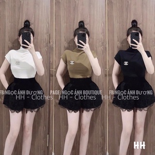 Áo cổ 3p tay hến