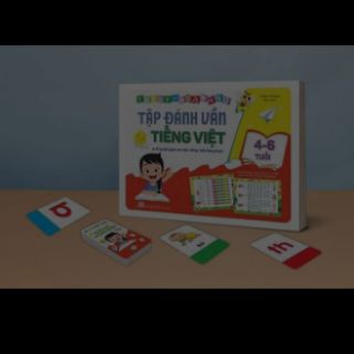 CUỐN SÁCH TẬP ĐÁNH VẦN TIẾNG + Flashcard