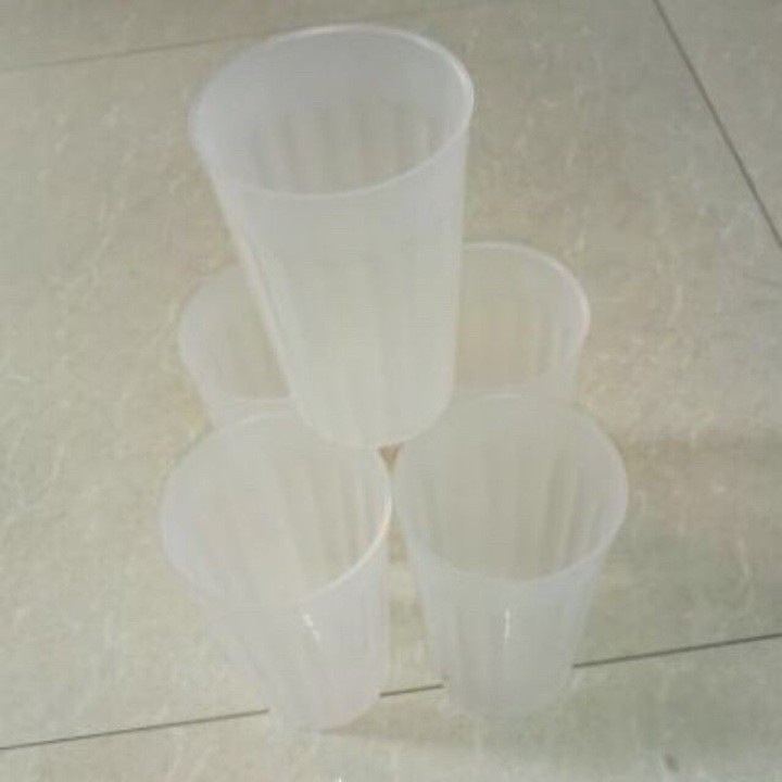[ Combo 10 chiếc ] Cốc nhựa uống nước cốc sọc trắng nước mía Song Long