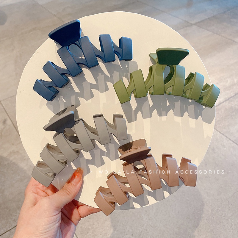 Kẹp Tóc Cỡ Lớn Bằng Acrylic Thời Trang Tinh Tế Cho Nữ