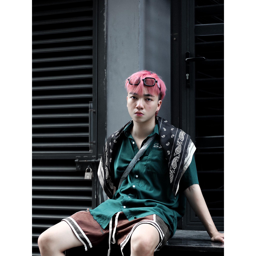 Áo SƠ MI THÊU NGỰC Dáng Rộng Oversize Dành Cho Nam Và Nữ