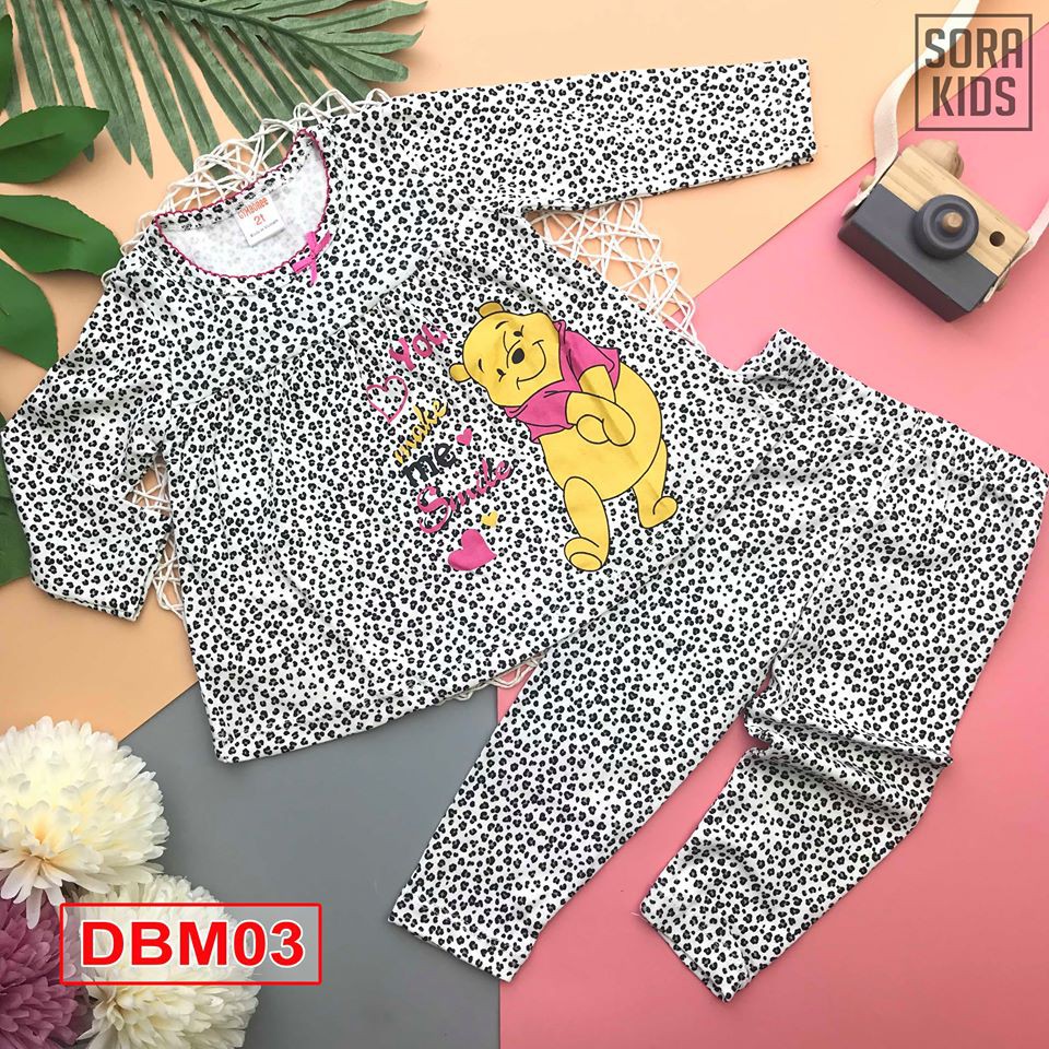 bộ tay dài bi in DBM 03