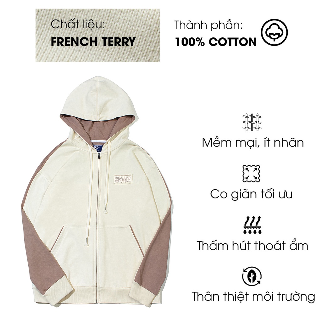 Áo khoác Hoodie Nam Nữ Zipper Thời Trang Thương Hiệu Y2010 Ver25 20782 |YaMe|